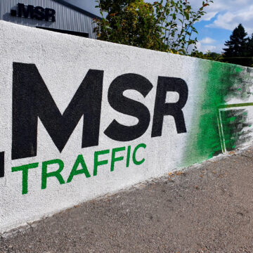 MSR Traffic Pocking Graffiti